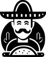 Mexican - High Quality Vector Logo - Vector illustration ideal for T-shirt graphic