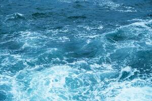 Ocean surface. Abstract water background. Wave pattern. photo