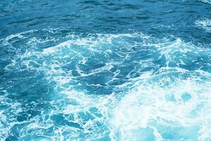 Ocean surface. Abstract water background. Wave pattern. photo