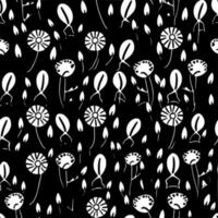 Seamless Pattern, Minimalist and Simple Silhouette - Vector illustration