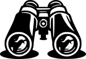 Binoculars, Minimalist and Simple Silhouette - Vector illustration