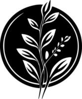 botánico, minimalista y sencillo silueta - vector ilustración