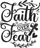 Faith Quotes Design vector