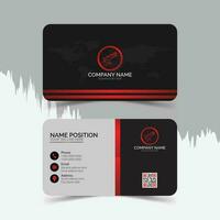 Modern business card layout. vector