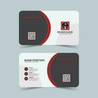 Modern business card layout. vector