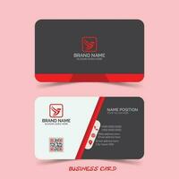 Modern corporate business card design. vector