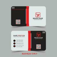 Modern corporate business card design. vector