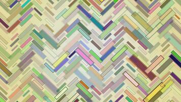 Abstract multicolor generative lines art vector