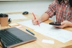 UX UI and Programming development technology. photo