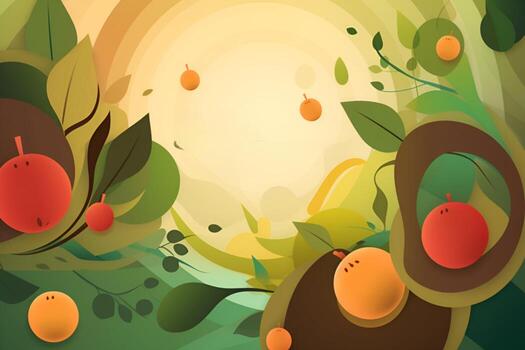 ai generado orgánico diseño antecedentes y bandera en diferente color degradado foto