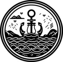 Nautical - High Quality Vector Logo - Vector illustration ideal for T-shirt graphic