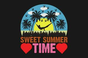 sweet summer time vector