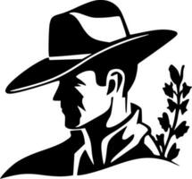 Cowboy - High Quality Vector Logo - Vector illustration ideal for T-shirt graphic