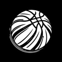 Basketball - Minimalist and Flat Logo - Vector illustration