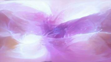 abstrakt Blau irisierend mehrfarbig Energie magisch hell glühend Flüssigkeit Plasma Hintergrund, 4k Video, 60 fps video