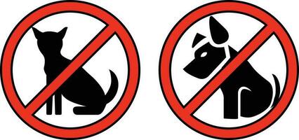No mascotas permitido, No gatos permitido, hacer perros permitido, No gatos camiseta concepto vector ilustración