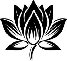 Lotus Flower - Minimalist and Flat Logo - Vector illustration