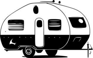 Camper - High Quality Vector Logo - Vector illustration ideal for T-shirt graphic