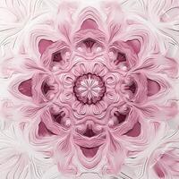 3d picture of mandala pattern background photo