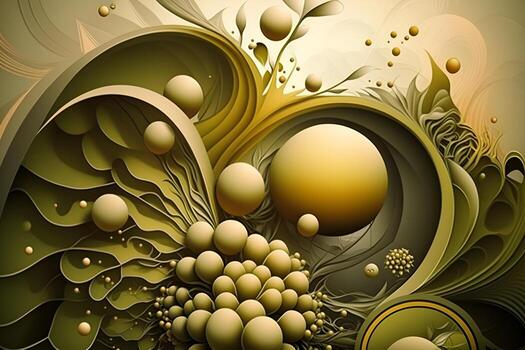 Organic design background and banner in different colour gradient photo