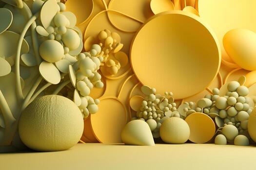 Organic design background and banner in different colour gradient photo