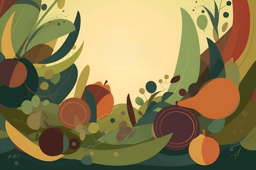 Organic design background and banner in different colour gradient photo