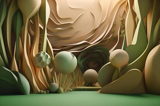 Organic design background and banner in different colour gradient photo