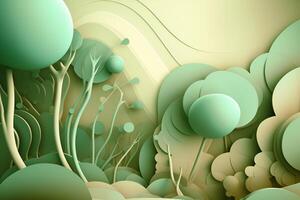 Organic design background and banner in different colour gradient photo