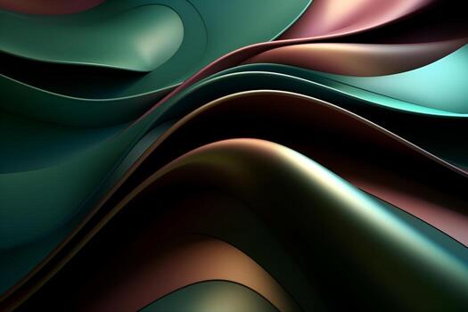 Ai generated Organic design background and banner in different colour gradient photo