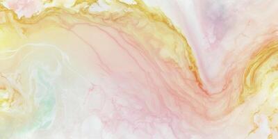 Soft pink ink and Gold marble ink alcohol , melt background.White stone texture with gray shadow. . photo