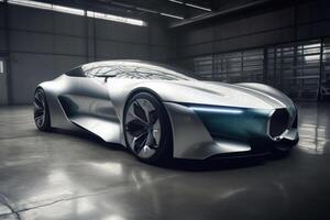Hydrogen car concept. illustration photo