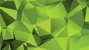 Green Color Polygon Background Design, Abstract Geometric Origami Style With Gradient vector