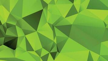 Green Color Polygon Background Design, Abstract Geometric Origami Style With Gradient vector