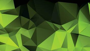 Green Color Polygon Background Design, Abstract Geometric Origami Style With Gradient vector