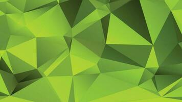 Green Color Polygon Background Design, Abstract Geometric Origami Style With Gradient vector