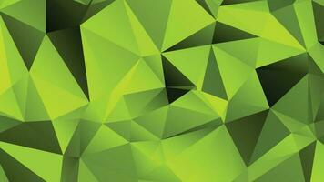 Green Color Polygon Background Design, Abstract Geometric Origami Style With Gradient vector