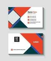 corporate business card vector