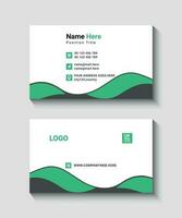 Modern professional business card vector