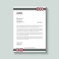 Modern company letterhead vector