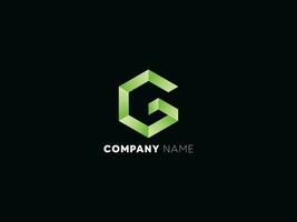 g modern letter logo vector