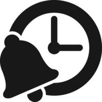 Stopwatch icon vector Silhouette. Alarm Clock Stop watch Vector Icon