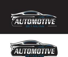 automotor coche lavar logo vector