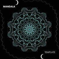 Mandala template for textile to print ready vector