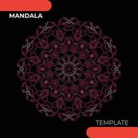 Mandala template for textile to print ready vector