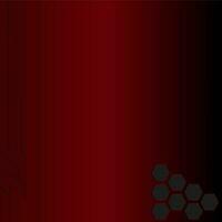 Red Abstract banner background with hexagonal effect vector