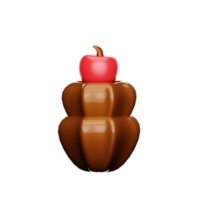 3d icoon chocola taart png