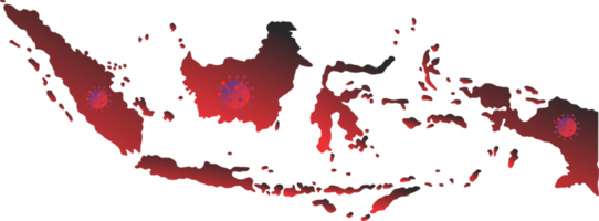 Omicron epidemic in  Indonesia png