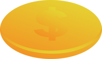 US dollar coin PNG