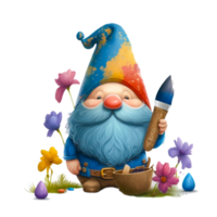 ai génératif coloré gnome png