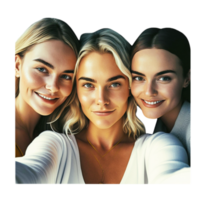 AI generative women png transparent